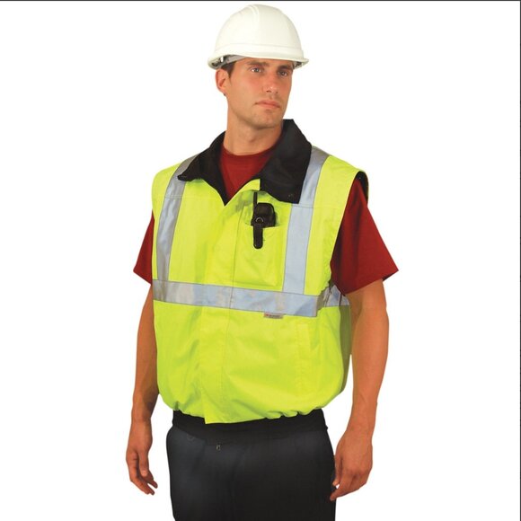 OccuNomix LUX-TJBJ Type R Class 3 Premium 4-In-1 Bomber Jacket - Yellow/Lime - Picture 5 of 14